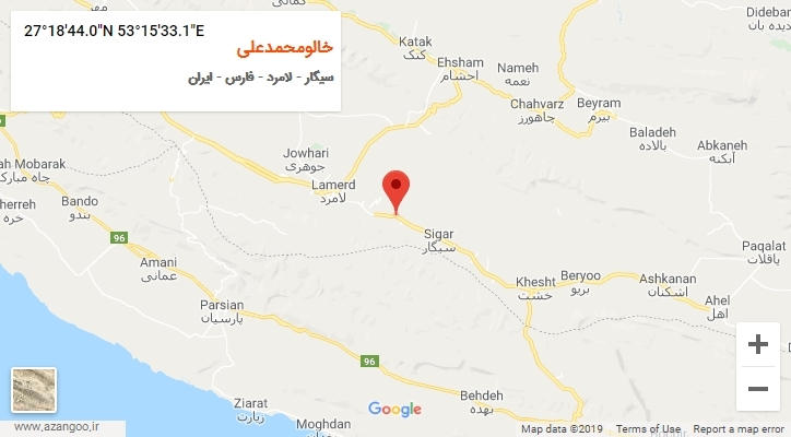 روستای خالومحمدعلی بر روی نقشه