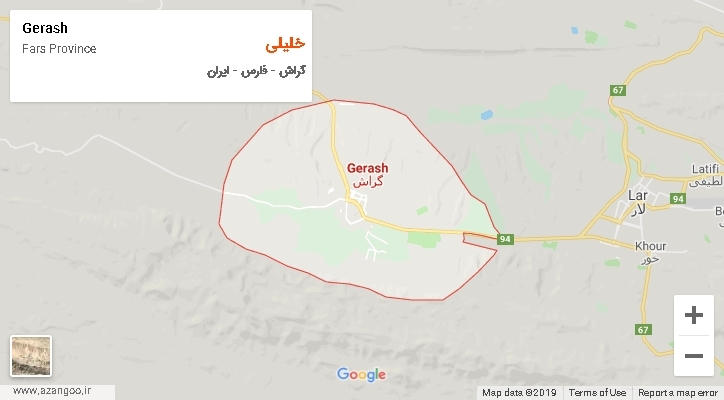دهستان خلیلی بر روی نقشه