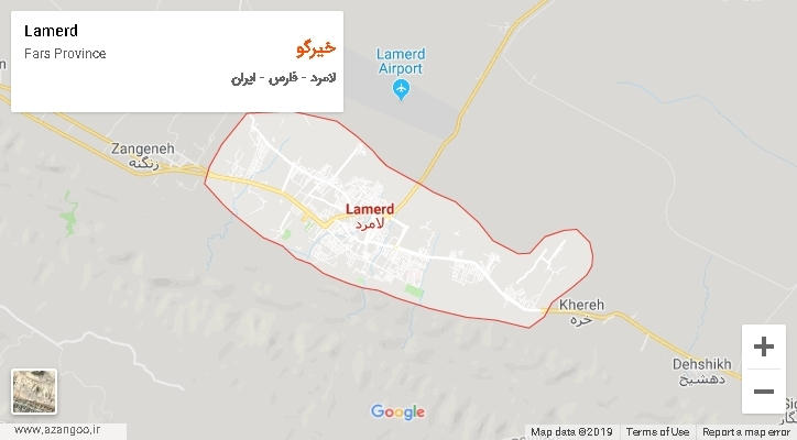 دهستان خیرگو بر روی نقشه