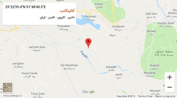 روستای کنارمکتب بر روی نقشه
