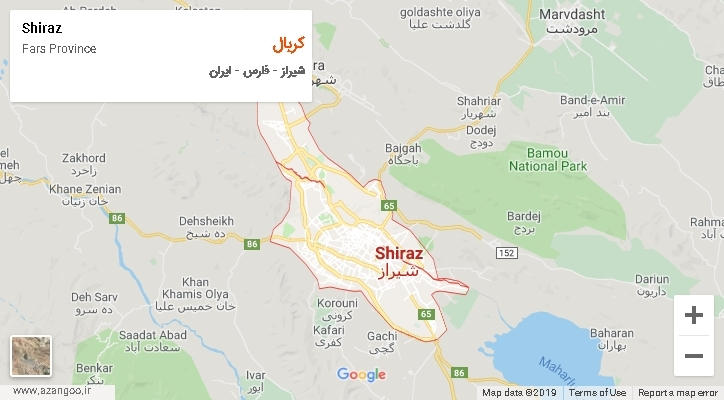 دهستان کربال بر روی نقشه