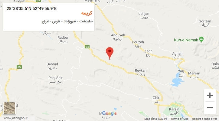 روستای کریمه بر روی نقشه