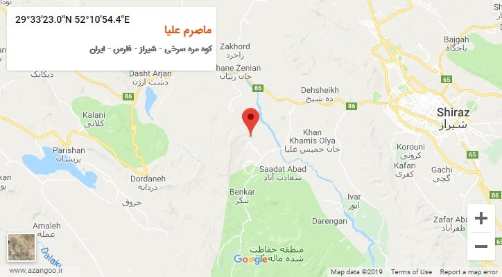 روستای ماصرم علیا بر روی نقشه