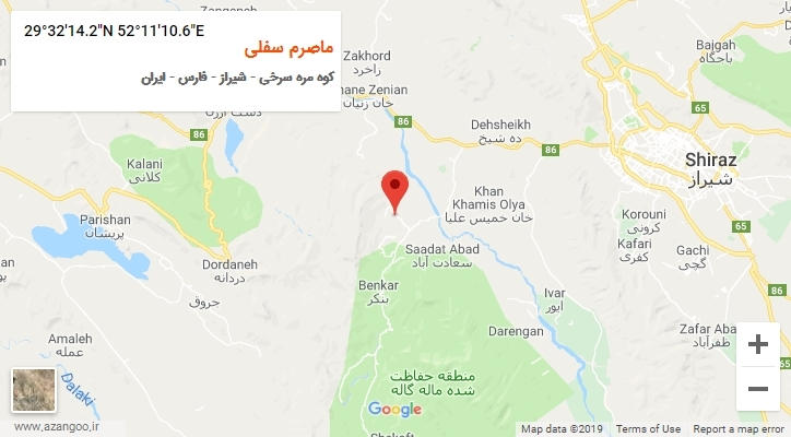 روستای ماصرم سفلی بر روی نقشه