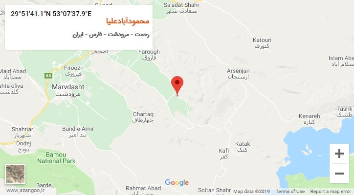 روستای محمودآبادعلیا بر روی نقشه