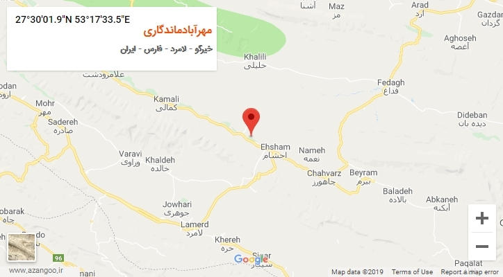 روستای مهرآبادماندگاری بر روی نقشه