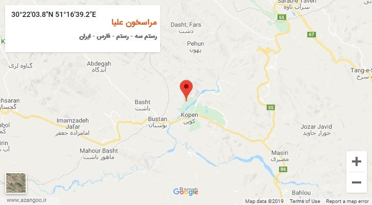 روستای مراسخون علیا بر روی نقشه