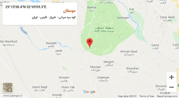 روستای موسقان بر روی نقشه