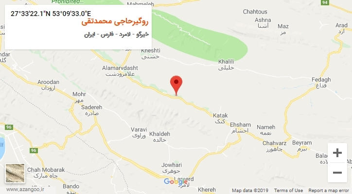 روستای روگیرحاجی محمدتقی بر روی نقشه