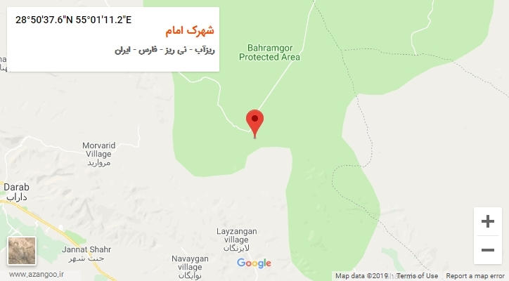 روستای شهرک امام بر روی نقشه