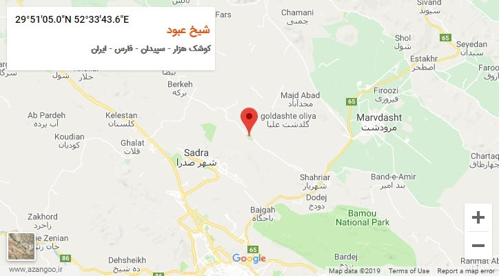 روستای شیخ عبود بر روی نقشه
