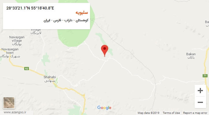 روستای سلبویه بر روی نقشه