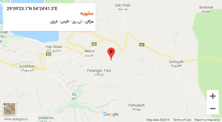 روستای سلبویه بر روی نقشه