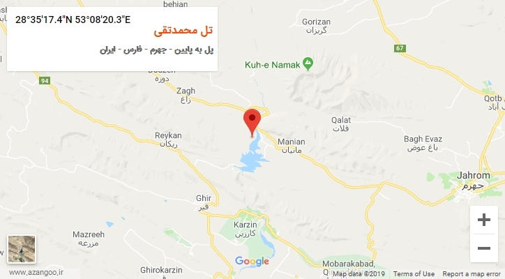 روستای تل محمدتقی بر روی نقشه