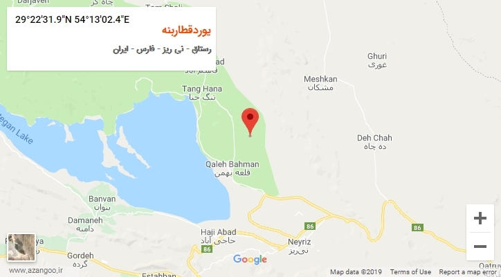 روستای یوردقطاربنه بر روی نقشه
