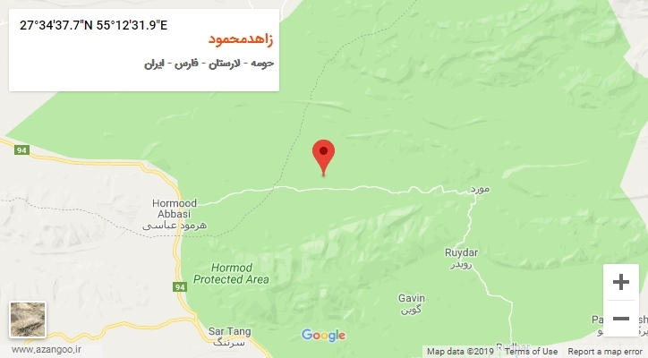 روستای زاهدمحمود بر روی نقشه