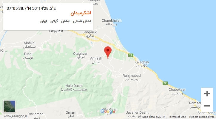 روستای اشکرمیدان بر روی نقشه