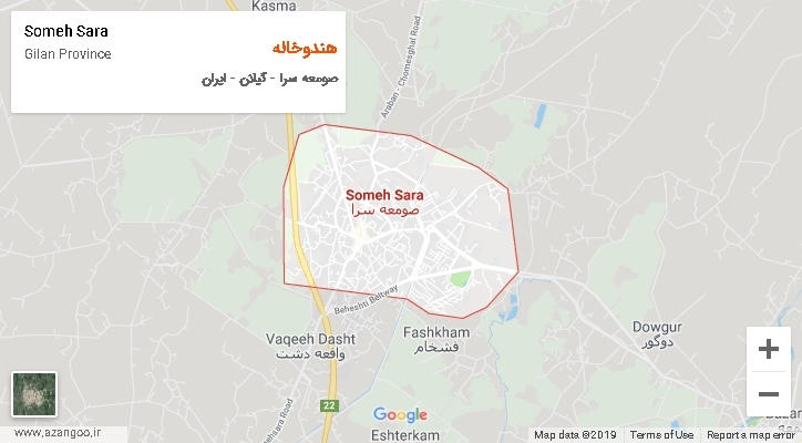 دهستان هندوخاله بر روی نقشه