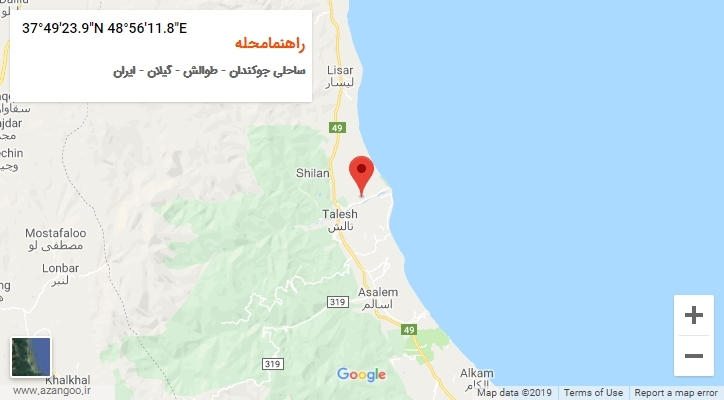 روستای راهنمامحله بر روی نقشه