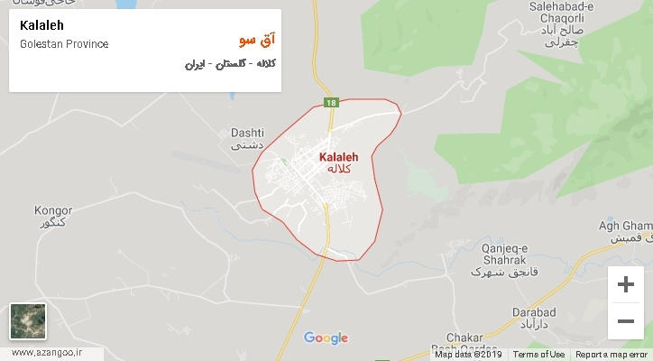 دهستان آق سو بر روی نقشه