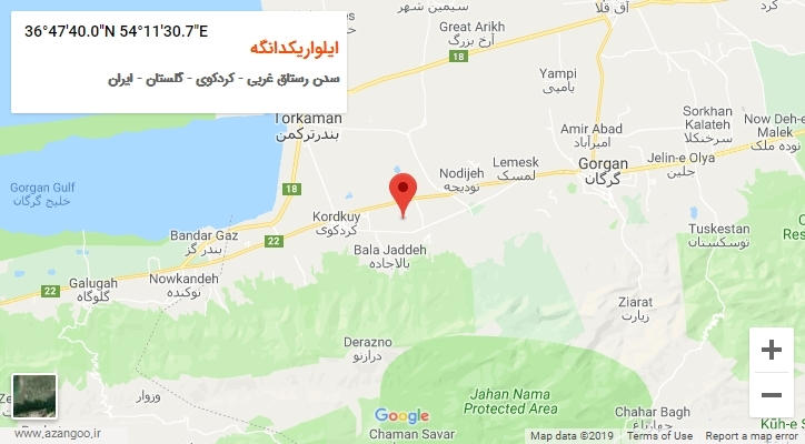 روستای ایلواریکدانگه بر روی نقشه