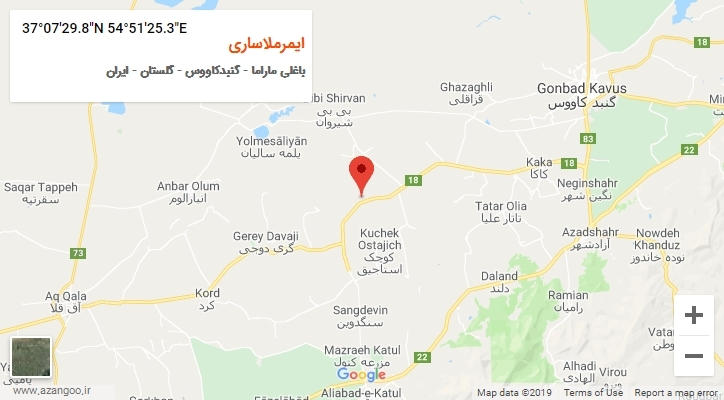 روستای ایمرملاساری بر روی نقشه