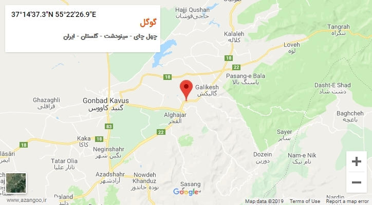 روستای گوگل بر روی نقشه