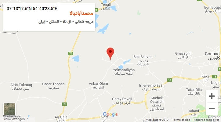روستای محمدآبادبالا بر روی نقشه