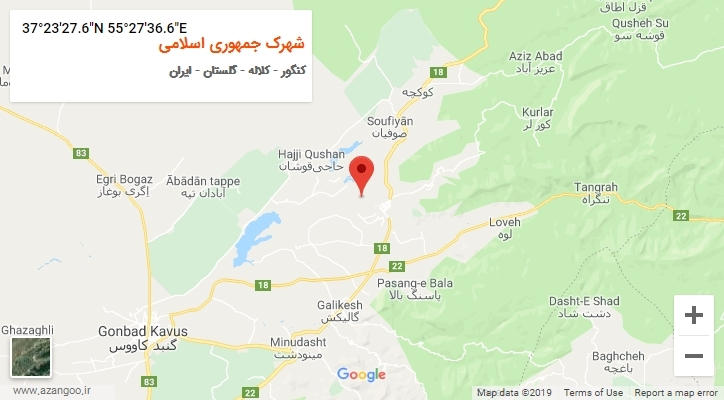 روستای شهرک جمهوری اسلامی بر روی نقشه