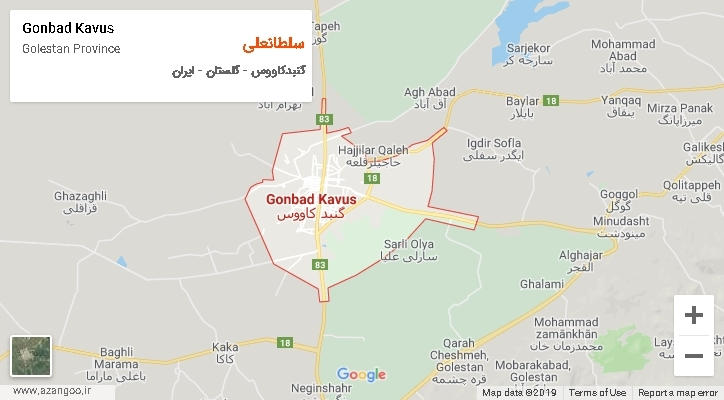 دهستان سلطانعلی بر روی نقشه