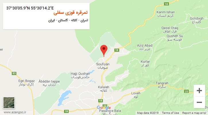 روستای تمرقره قوزی سفلی بر روی نقشه