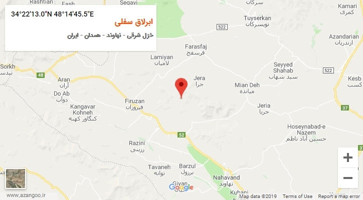 روستای ابرلاق سفلی بر روی نقشه