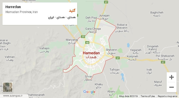 دهستان گنبد بر روی نقشه