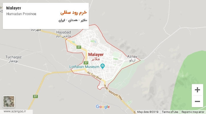 دهستان خرم رود سفلی بر روی نقشه