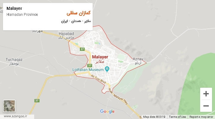 دهستان کمازان سفلی بر روی نقشه