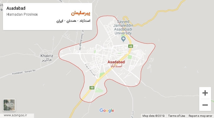 دهستان پیرسلیمان بر روی نقشه