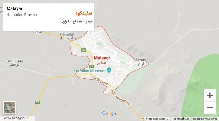 دهستان سفیدکوه بر روی نقشه