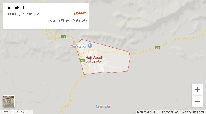 دهستان احمدی بر روی نقشه