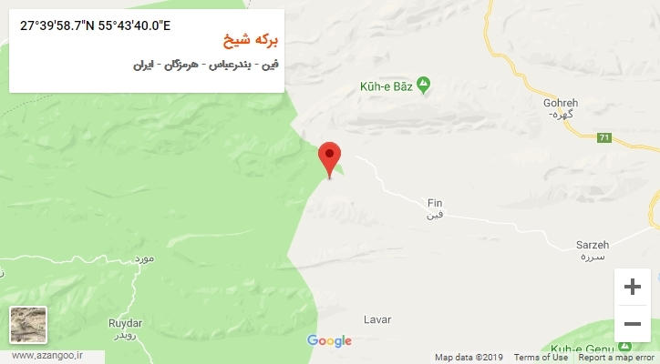 روستای برکه شیخ بر روی نقشه