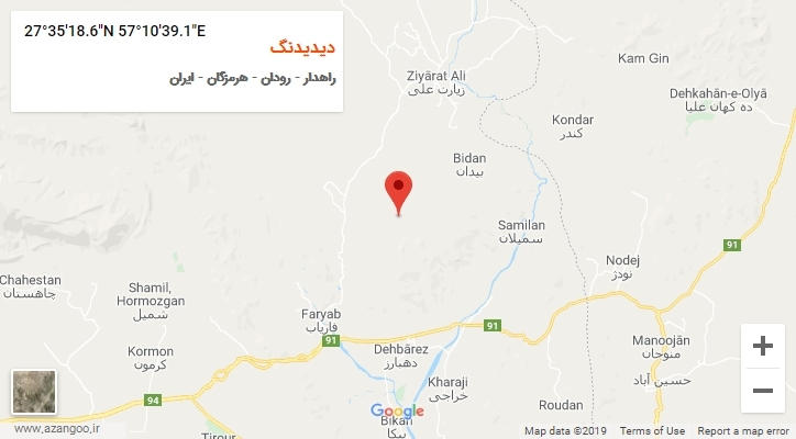 روستای دیدیدنگ بر روی نقشه
