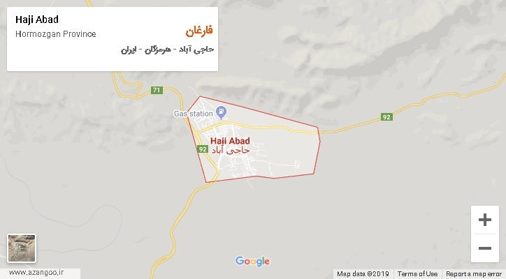 دهستان فارغان بر روی نقشه