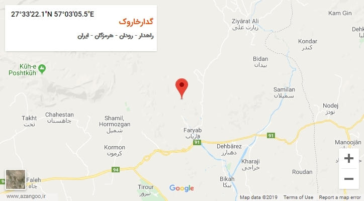 روستای گدارخاروک بر روی نقشه