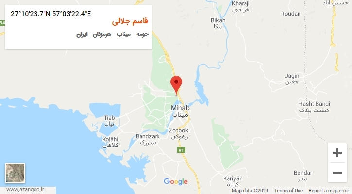 روستای قاسم جلالی بر روی نقشه