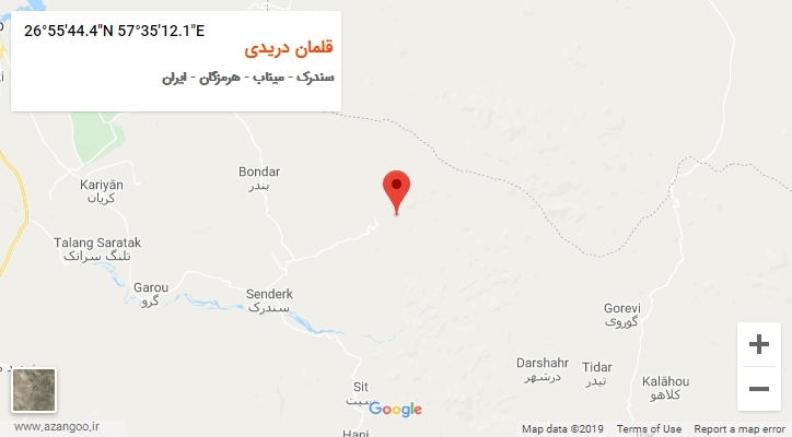 روستای قلمان دریدی بر روی نقشه