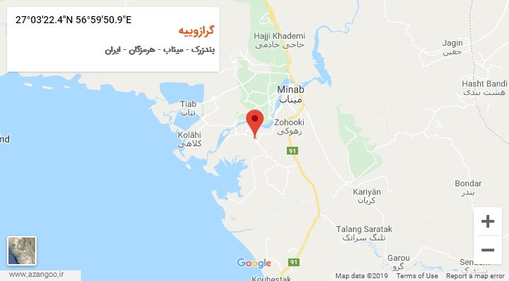روستای گرازوییه بر روی نقشه