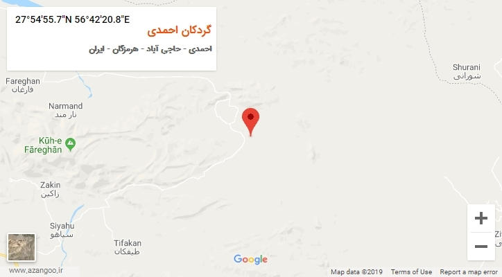 روستای گردکان احمدی بر روی نقشه