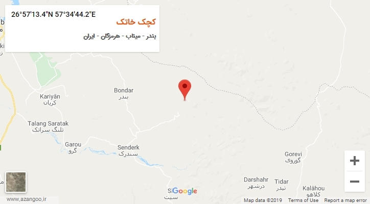 روستای کچک خاتک بر روی نقشه