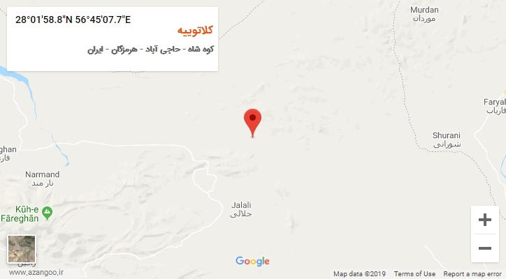 روستای کلاتوییه بر روی نقشه