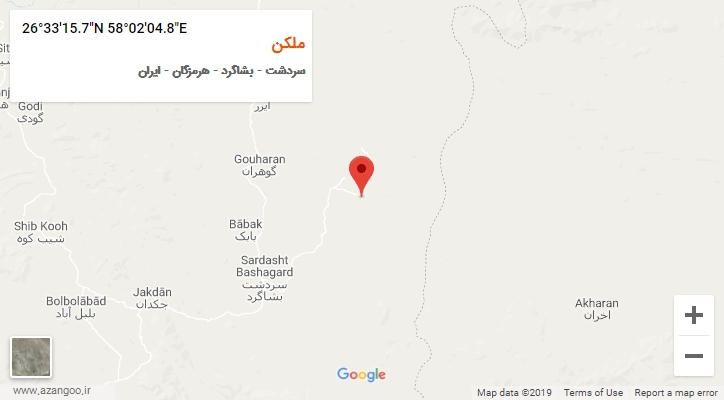 روستای ملکن بر روی نقشه