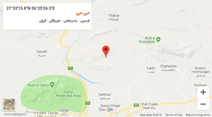 روستای می می بر روی نقشه